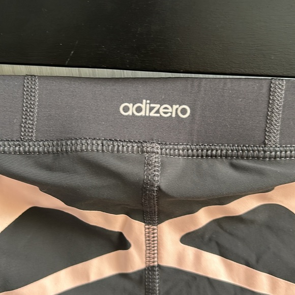 NWOT adidas AZ Adizero size small 3/4 graphic running tights med compression - Picture 16 of 16